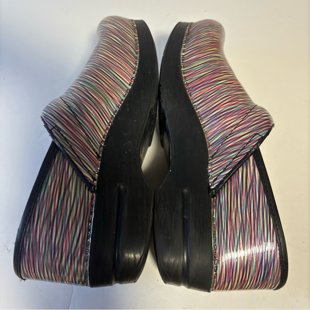 Dansko 39 Professional Style Stripe Clog Shoe Mul… - image 5
